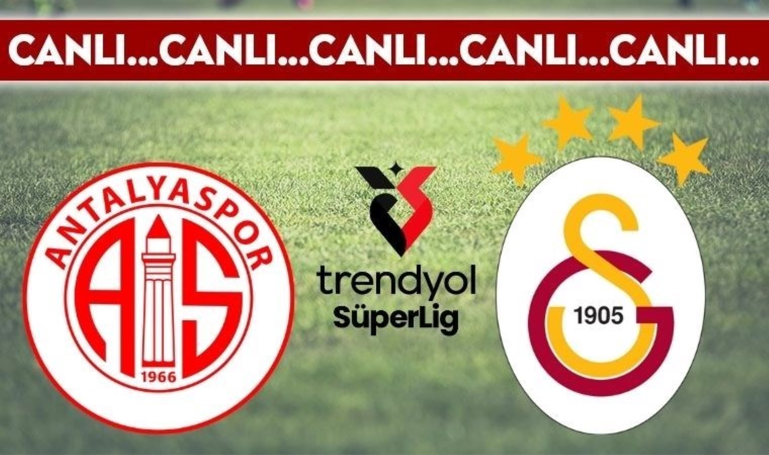 CANLI YAYIN: Antalyaspor – Galatasaray CANLI ANLATIM 2024-2025 sezonu Süper Lig 9. haftası