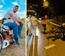 Edirne’de feci kaza: Motosikletten savrulan sürücü otomobilin altında kaldı