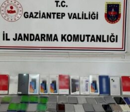 Gaziantep’te 1 milyon TL değerinde kaçak telefon ele geçirildi