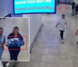 Havalimanında doğurduğu bebeği klozette bırakan Rus turistin görüntüleri ortaya çıktı