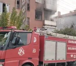 Karabük’te elektrikli battaniye evi yaktı!