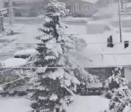 Kastamonu’da kar kalınlığı 15 santimetreye ulaştı