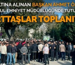 Ahmet Özer gözaltına alınmıştı… Yurttaşlar emniyetin önünde toplanıyor!