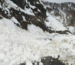 Artvin’de çığ… 6 köy yolu ulaşıma kapandı