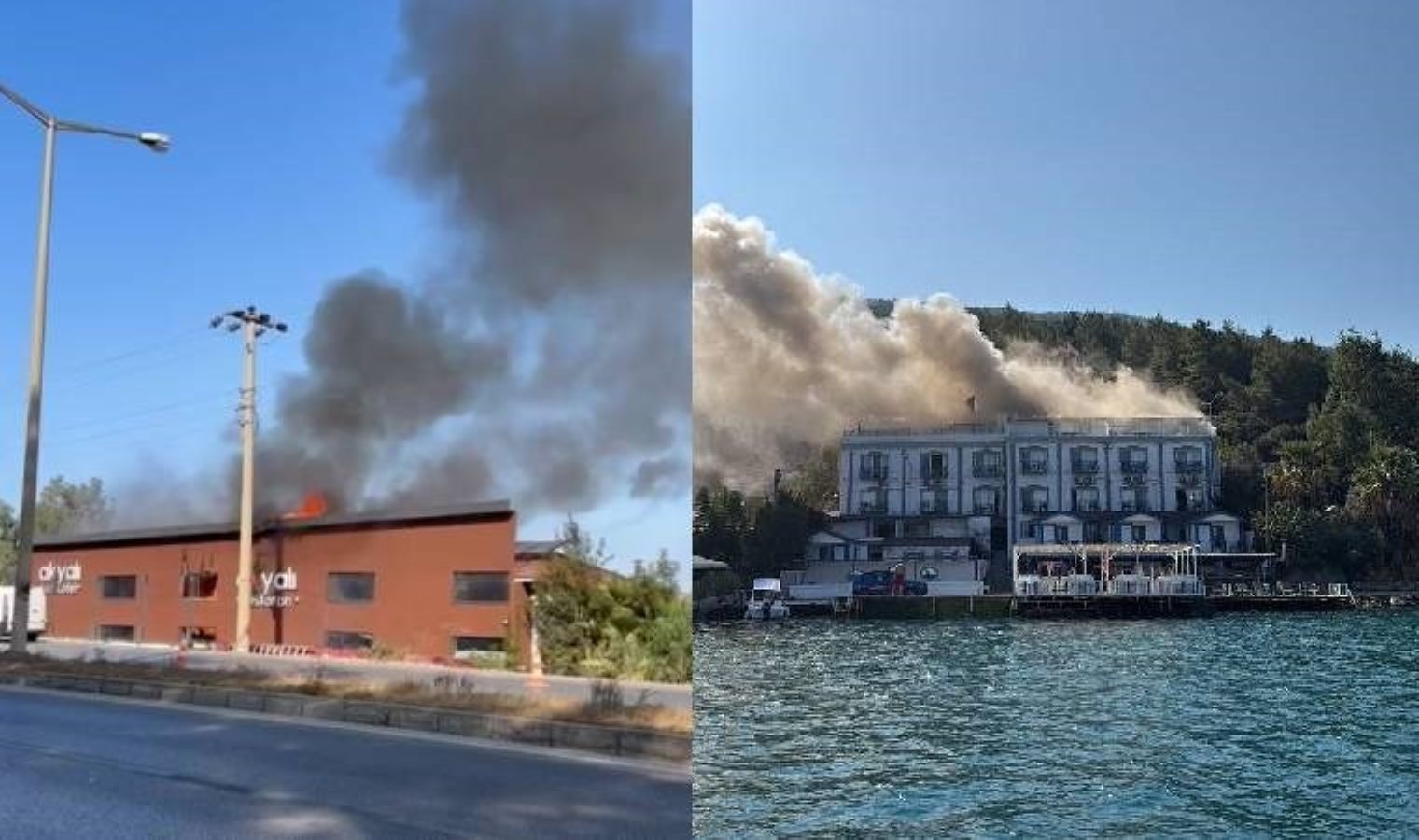 Bodrum’da otel yangını: 2 kişi mahsur kaldı!