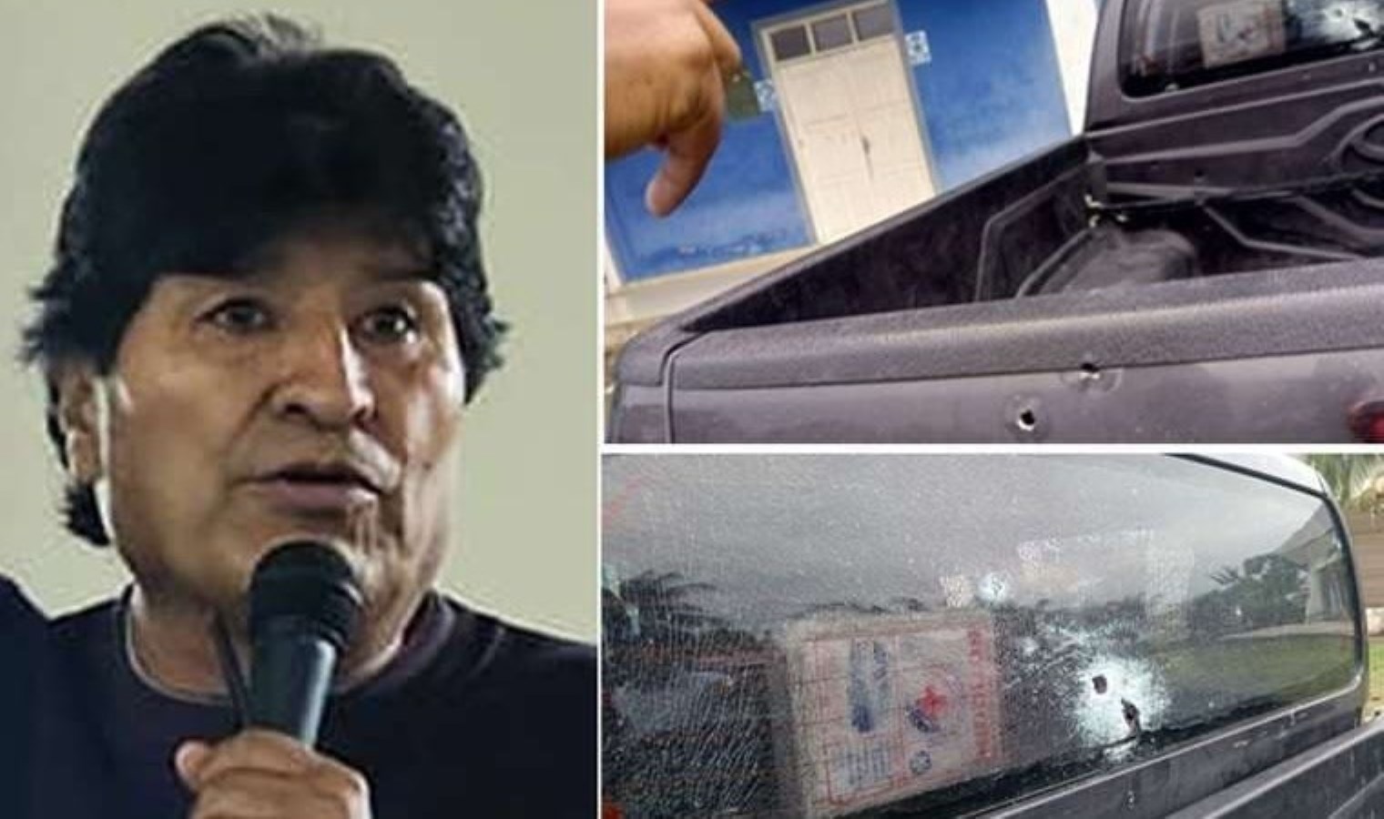 Eski Bolivya lideri Evo Morales’in aracı kurşunlandı