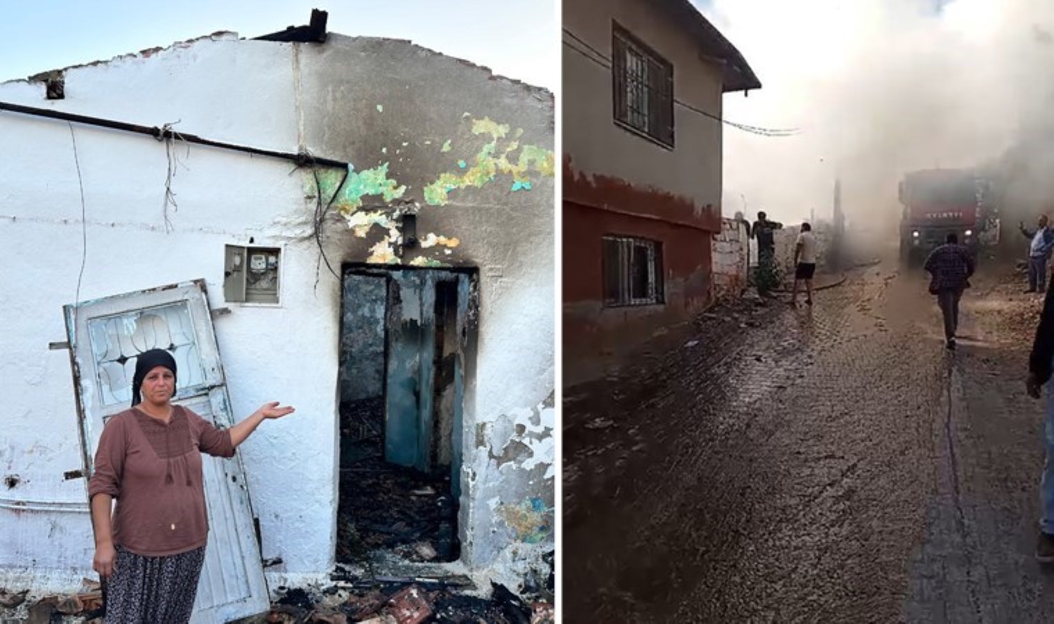 Hatay’da dehşet: Madde bağımlısı genç ailesinin yaşadığı evi ateşe verdi!