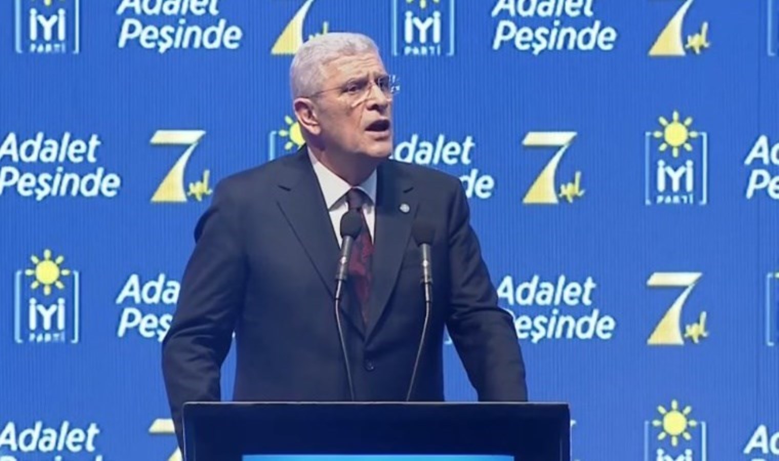 İYİ Parti 7’inci yaşını kutladı… MHP lideri Bahçeli’ye sert sözler: ‘Bebek katiline hürriyet, Dervişoğlu’na tehdit öyle mi?’