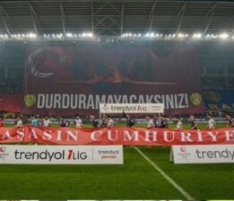 MKE Ankaragücü taraftarından TUSAŞ koreografisi: Durduramayacaksınız!