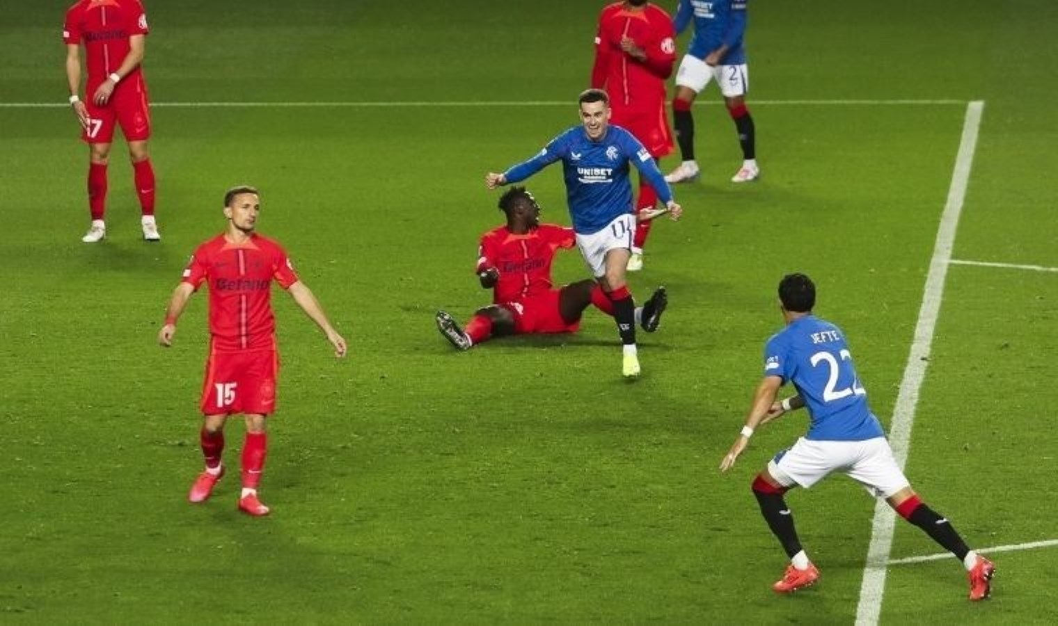 Rangers, FCSB’ye gol oldu yağdı