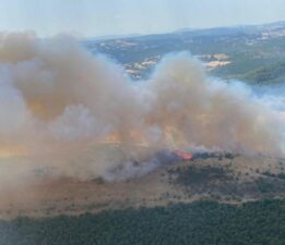 Balıkesir’de orman yangını: 15 saat sonra kontrol altında