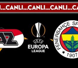 CANLI YAYIN: AZ Alkmaar  – Fenerbahçe CANLI YANLATIM – 2024 / 2025 Sezonu UEFA Avrupa Ligi’nin 4. haftası