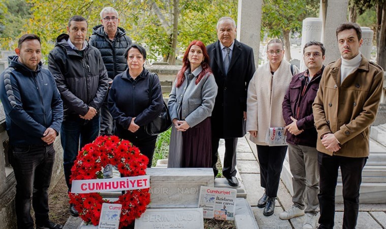 Cumhuriyet Vakfı Kurucusu Berin Nadi ölümünün 23. yılında mezarı başında anıldı