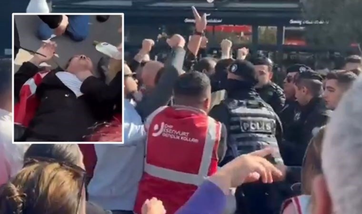 Esenyurt’ta CHP’nin ‘kayyum’ protestosuna biber gazıyla müdahale: Bir yurttaş fenalaştı