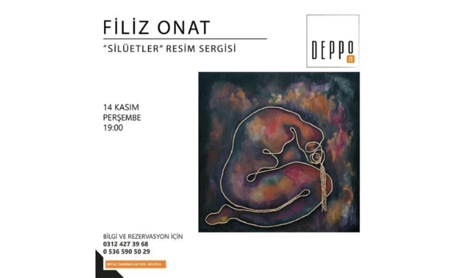 Filiz Onat’ın “Siluetler” Sergisi Deppo29’da Açılıyor