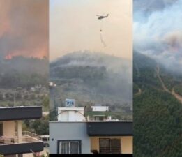 Hatay’da korkutan orman yangını: Rüzgarın etkisi ile yayıldı!