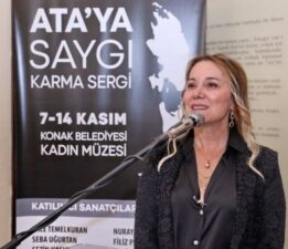 Konak’ta kadın sanatçılardan Ata’ya Saygı sergisi