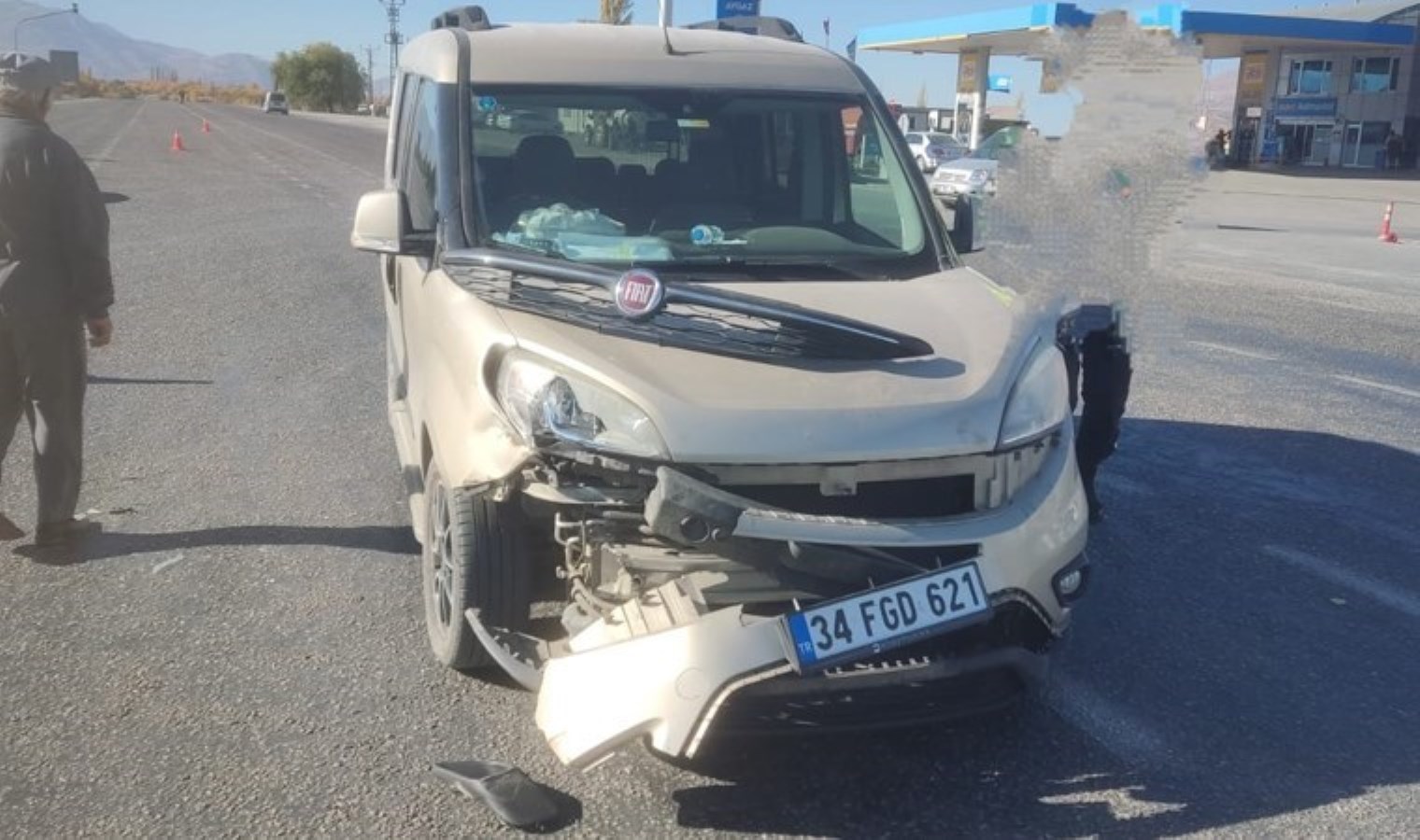 Malatya’da TIR ile hafif ticari araç çarpıştı: 1 yaralı