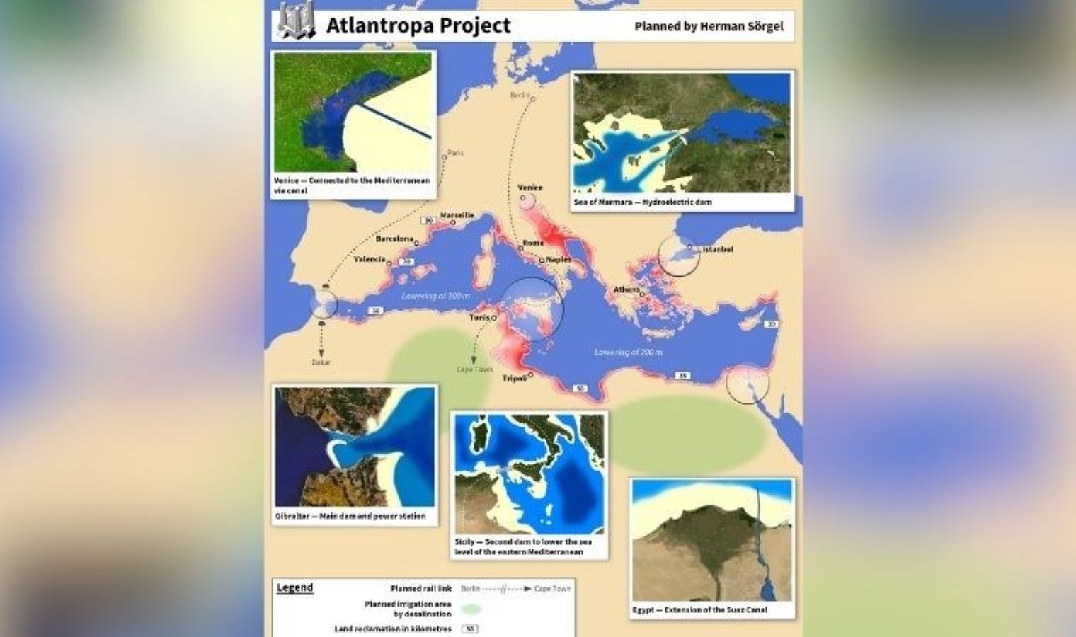 Avrupa ve Afrika kıtalarını birleştirmeyi planlayan çılgın proje