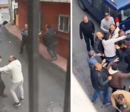 Beyoğlu’nda sopalı park yeri kavgası! Yurttaşlar zor ayırdı