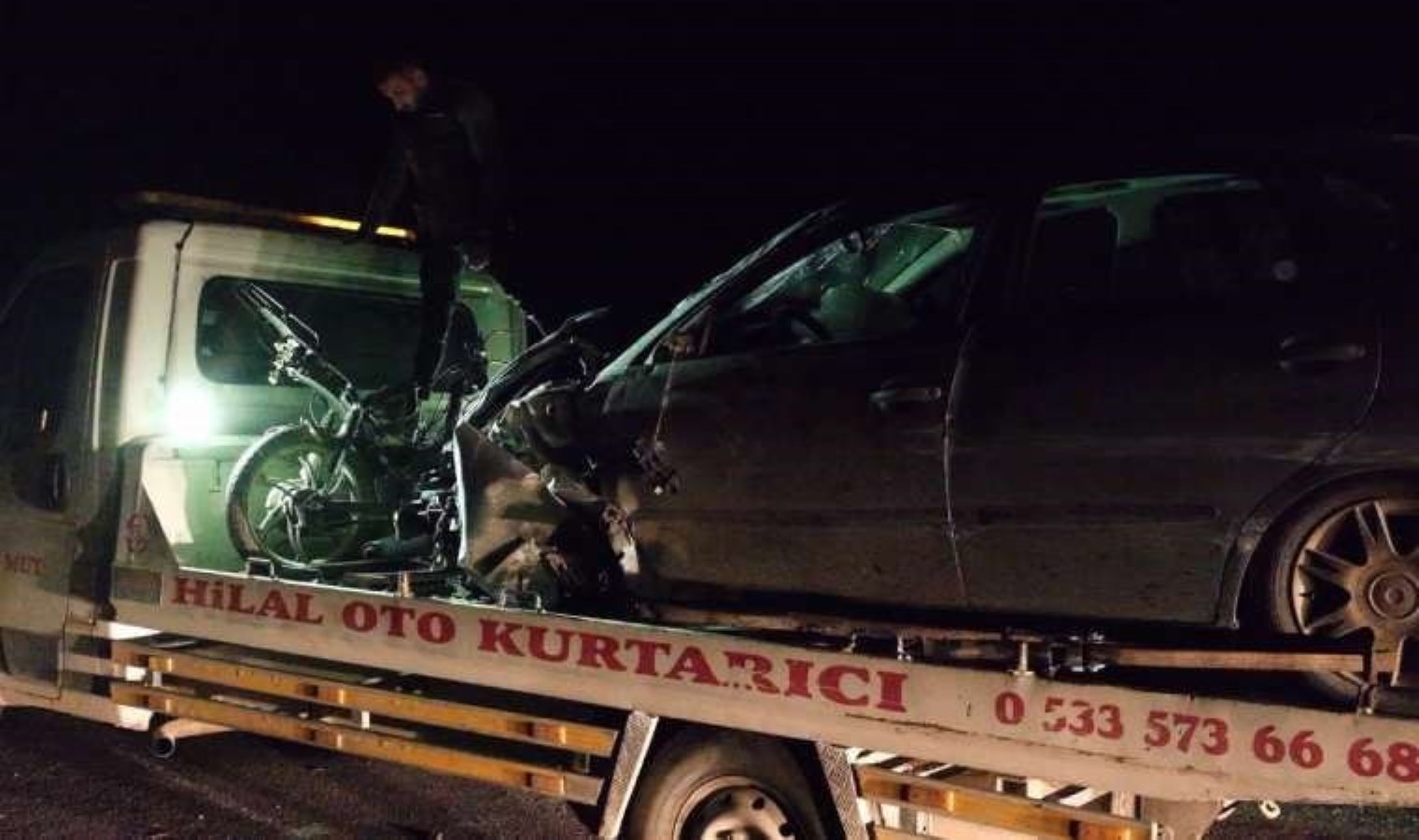 Mersin’de otomobil ile çarpışan motosikletin sürücüsü öldü