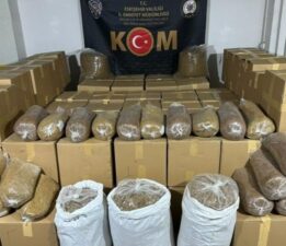 Piyasa değeri 400 bin TL… 2 ton tütün ele geçirildi!