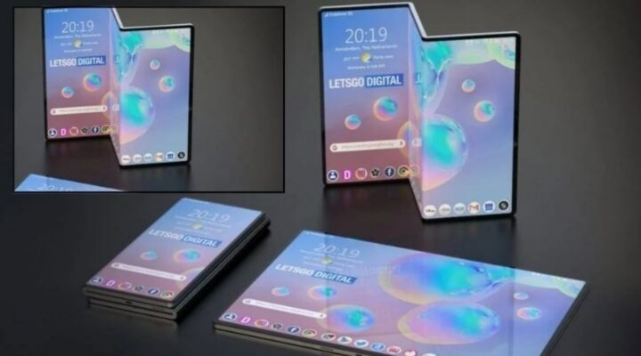 Samsung da üçe katlanabilir telefon tanıtabilir