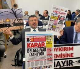 TBMM Plan ve Bütçe Komisyonu’nda ‘İsrail’le ticaret’ protestosu