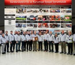 Toyota Otomotiv Sanayi Türkiye’ye büyük onur: Kurumsal Soysal Sorumluluk ödülünü kazandı…