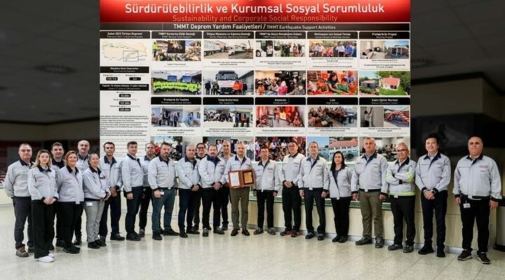 Toyota Otomotiv Sanayi Türkiye’ye büyük onur: Kurumsal Soysal Sorumluluk ödülünü kazandı…